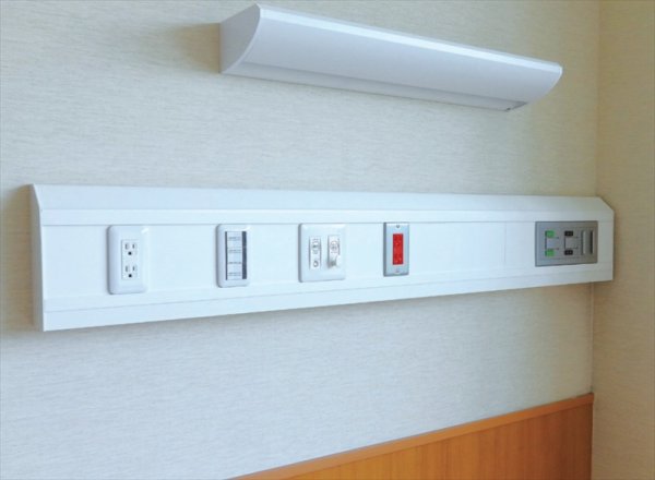 横型メディカルコンソール 医療用スタンダード樹脂ユニット