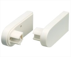 画像1: カイダー スマート手摺　エンドキャップ（左右セット） サイズ 83×10mm (1)