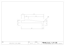 画像9: J型UB下枠 S-38 | 38×21.3mm 長さ1600mm （ベニヤなし・ベニヤ付き） (9)
