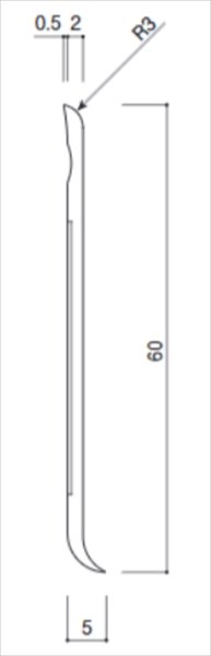 画像2: SB型巾木 H-60B L2000 (2)