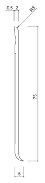 画像2: SB型巾木 H-75B L2000 (2)